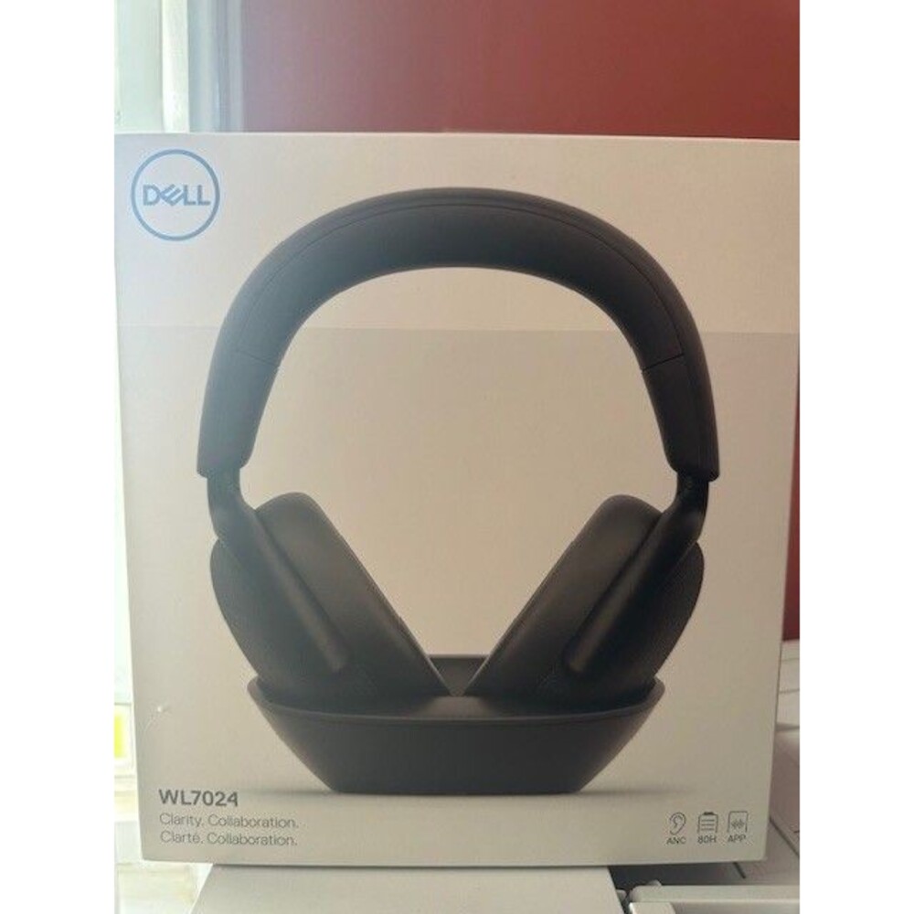 Dell WL7024 Pro Premium Wireless ANC Headset NEW